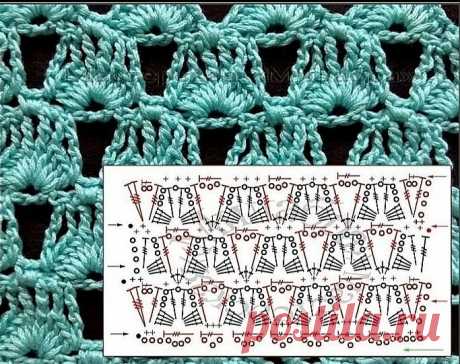 12 узоров, которые пригодятся для вязания летних изделий. Незамыленные ажурные узоры крючком со схемами. | Вяжем вместе с Людмилой | Дзен