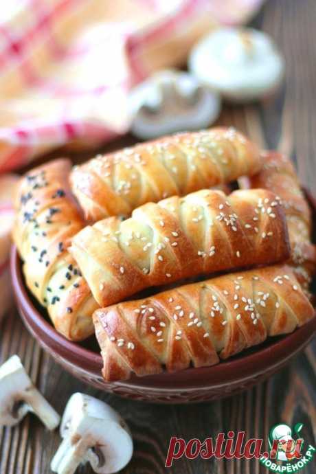Пирожки на кефире с курицей и грибами – кулинарный рецепт
