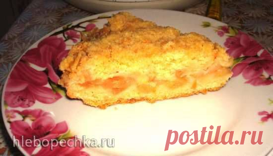 Яблочный пирог со штрейзелем в мультиварке Polaris 0508D floris - ХЛЕБОПЕЧКА.РУ - рецепты, отзывы, инструкции