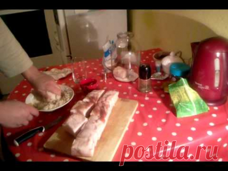 Как посолить сало, очень вкусный рецепт!