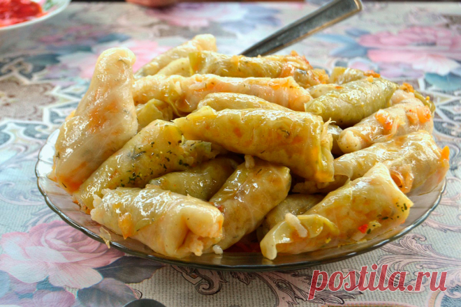 Голубцы с грибами по-закарпатски - очень нежные и вкусные Вкусные постные голубцы особенно понравятся всем любителям грибов. Блюдо получается очень нежным, нежирным и сытным. Приятного аппетита!