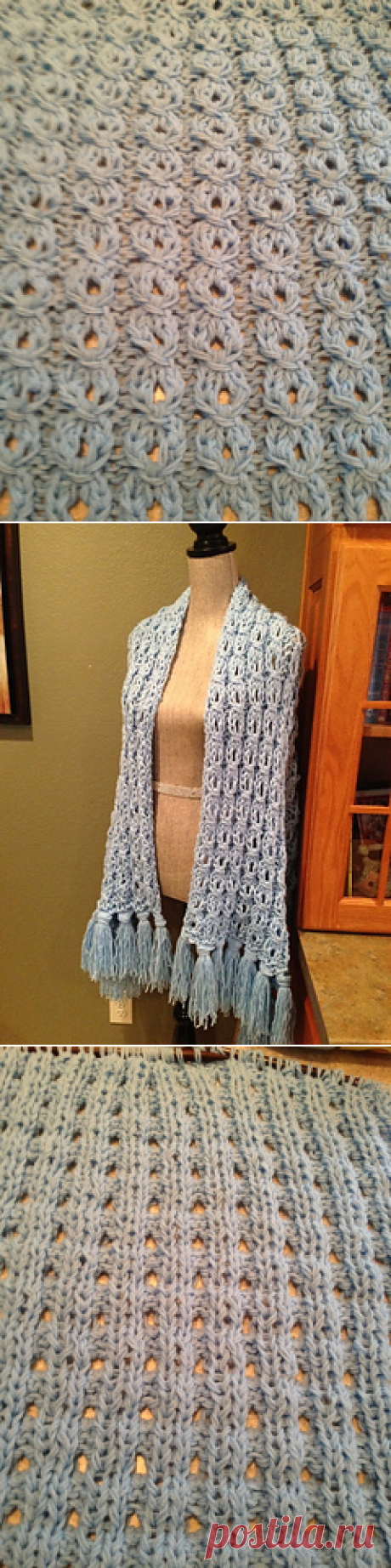 Ravelry: Мок кабель Ребро Строчка Молитва шаль Луис Чиккетт
