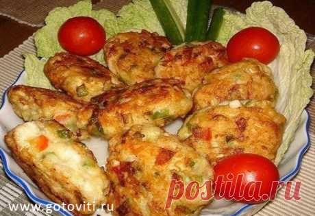 Рецепт очень вкусных и полезных котлет из куриного мяса с овощами и сыром. Вкус у этих котлет получается очень пикантный и необычный! - Готовить Вкусно (ツ)