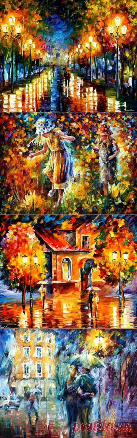 Художник Леонид Афремов (Leonid Afremov). Картины