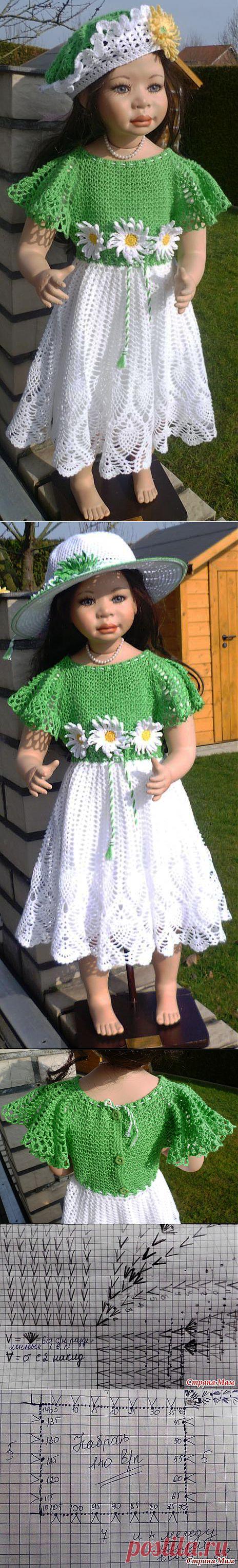 Детское платьице N 4: Дневник группы "Вязание для детей" - Страна Мам