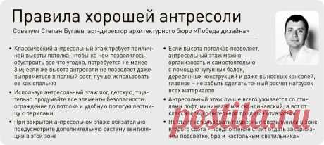 Не два, а полтора. В чем соль антресольного этажа