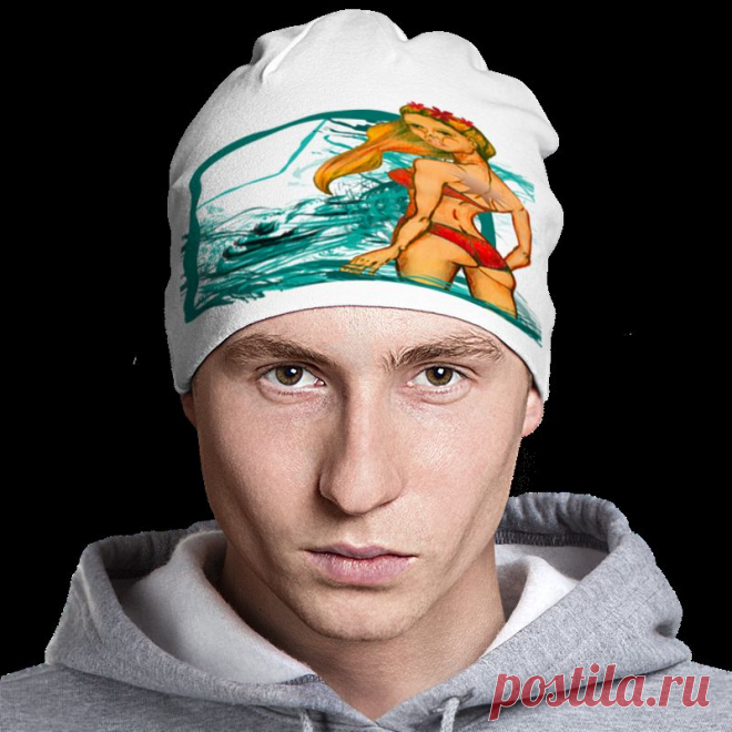 Шапка "Девушка в купальнике." от Printissimo - Printio