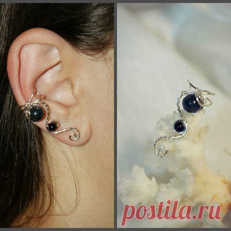 Кафф. Материалы: посеребрение, агат.  @_Flamens_ #_Flamens_  #украшение #натуральныекамни #ручнаяработа #агат #черный  #стиль #молодежь #каффы #серебро #handmade #silver #agate #black #silvering #gift #wire #style #bohochic #gemlove #naturestones #naturebeads #cuff #cuffs #earcuff #earcuffs #etsy #etsyshop #etsyseller #etsyjewelry