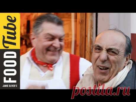 Gennaro meets Dario the Italian Butcher | Gennaro Contaldo While filming with Jamie in Italy, Gennaro couldn't resist a trip to see his friend Dario Cecchini, a famous butcher in the beautiful town of Panzano in Chianti. Mr Contaldo shows us some of his favourite things in Dario's shop, including Bistecca Fiorent