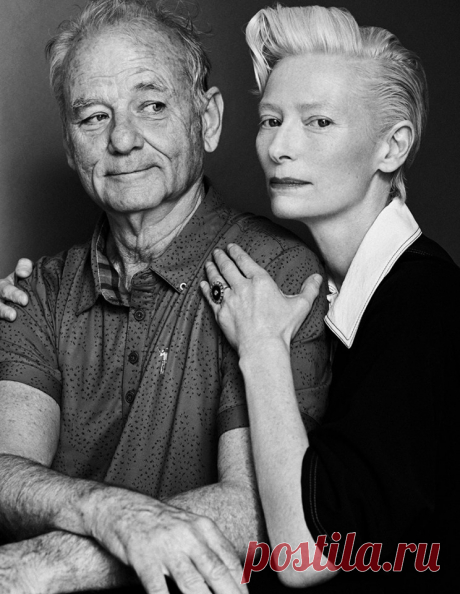 Зіркова фотосесія на «Каннах 2019» від Madame Figaro.
Билл Мюррей и Тильда Суинтон