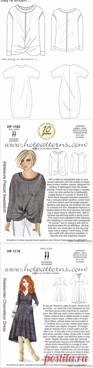 Для тех, кто шьёт. Идеи, выкройки