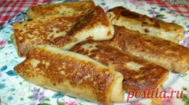 Очень вкусные блинчики с яблоками - Люблю готовить