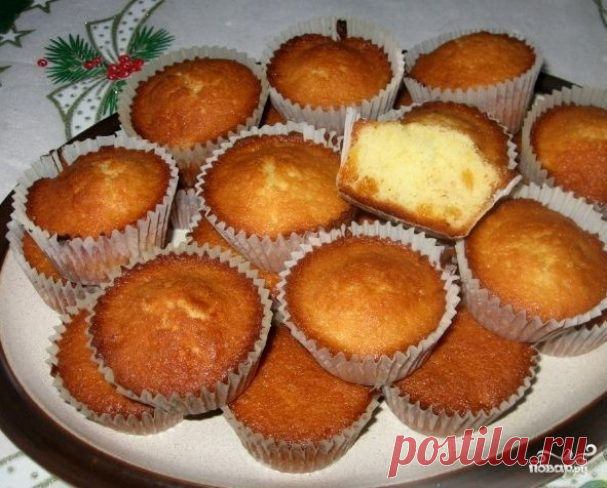 Домашние кексики - пошаговый рецепт с фото на Повар.ру