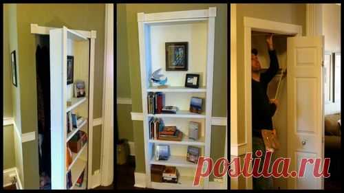 DIY Door Bookshelf / The Owner-Builder Network on imgfave