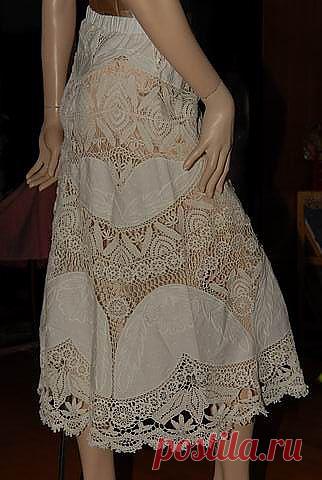 ИЗЫСКАННОЕ ИРЛАНДСКОЕ КРУЖЕВО + ТКАНЬ... УДИВИТЕЛЬНОЕ И НЕПОВТОРИМОЕ СОЧЕТАНИЕ... модели от дизайнеров... КЛАДЕЗЬ ИДЕЙ....