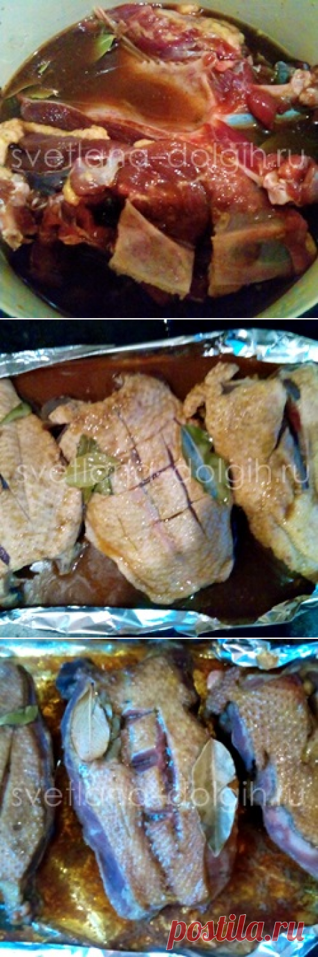 Ищите вкусный рецепт утки в маринаде? Заходите на наш сайт, утка в медовом маринаде уже ждет вас!