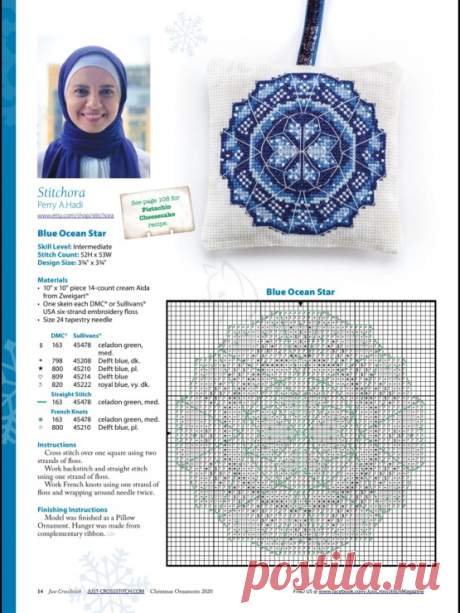 Gallery.ru / Фото #14 - Just CrossStitch - Adornos navideños 2020 - Chispitas