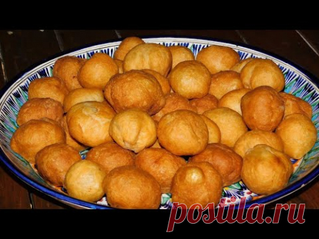 ПОНЧИКИ С МЯСОМ аля начинённые БАУРСАКИ)