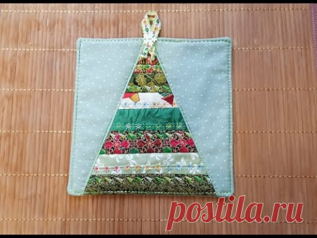 Новогодняя кухонная прихватка. Готовимся к Новому году.