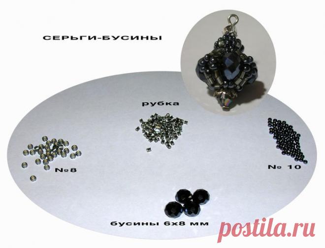 (77) Серьги-бусины | biser.info - всё о бисере и бисерном творчестве | Beading - Beaded Beads Ideas