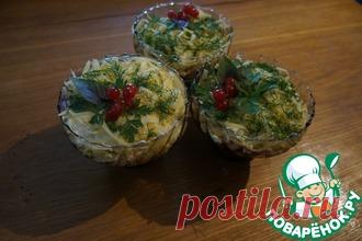 Салат с консервированным лососем.