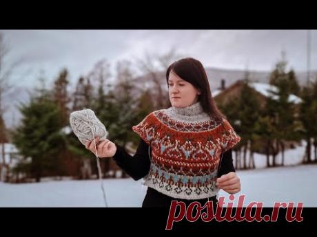 vlog 4/24 | две готовые работы🧶мой идеальный белый базовый свитер ✨️ вяжу лопапейсу Alasuq