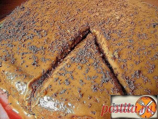 Кофейный пирог «Из того, что есть в холодильнике».