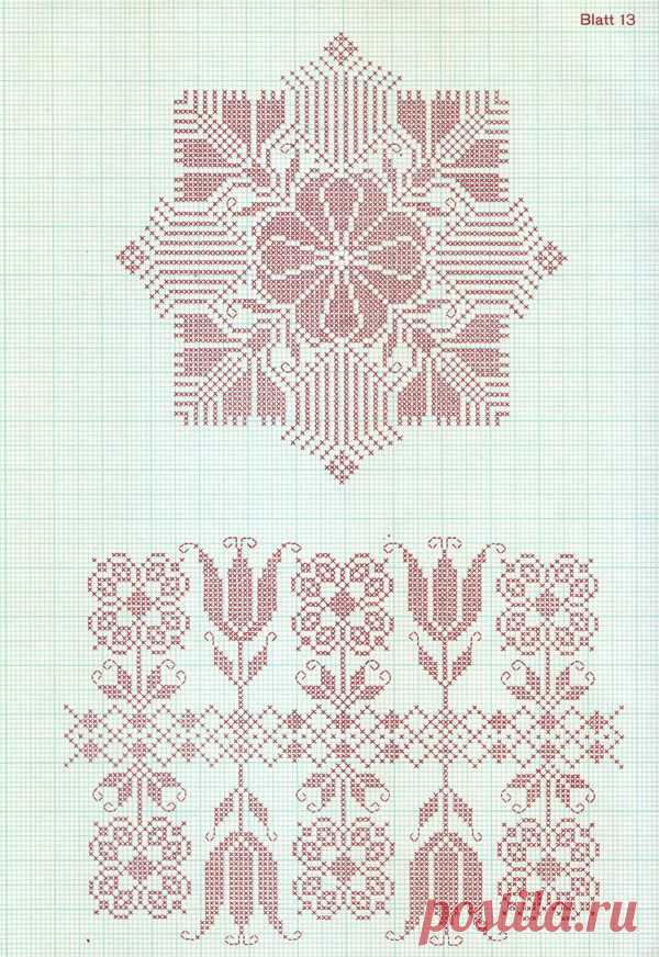 think visual: Alpine foreign hand-work patterns