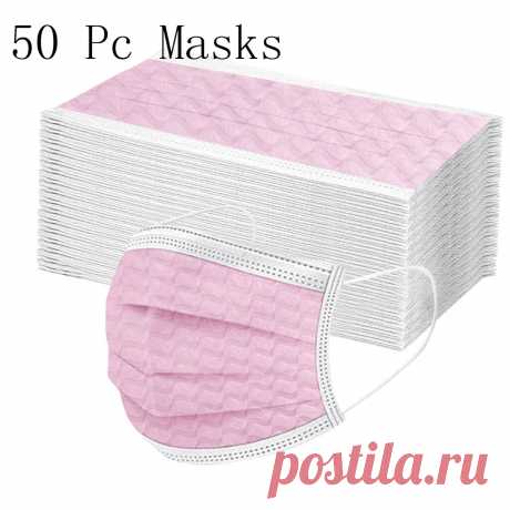 320.44руб. 30% СКИДКА|Взрослая одноразовая Защитная маска 50 шт Плиссированное розовое нетканое выдунное из расплава полотно маски дышащие ветрозащитные маскарадные маффли|Маски для вечеринки|   | АлиЭкспресс Покупай умнее, живи веселее! Aliexpress.com