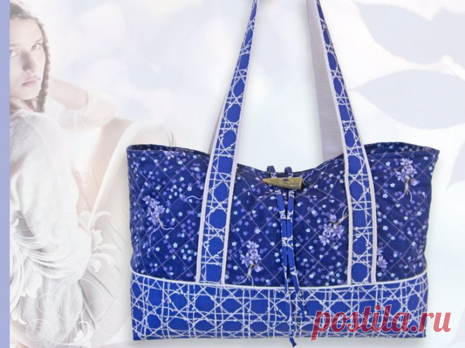 Баскет-переплетения ватные Tote | Sew4Home