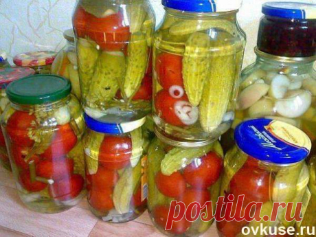 Вкусный маринад для овощного ассорти