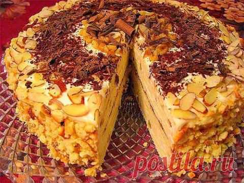Творожный торт "Минутка" | Домашняя кулинария