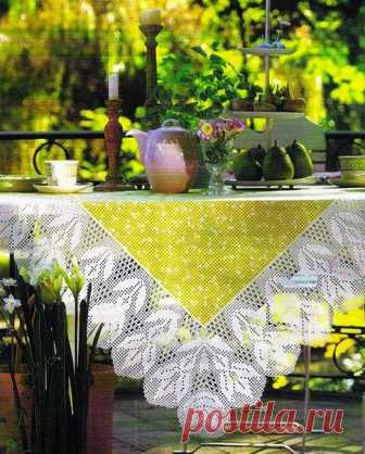 Нежная кайма для весенней скатерти Конкурс 