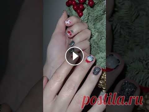 Новогодний маникюр Новогодний маникюр...