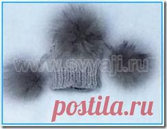 Вяжем шубку и шапочку для собаки на спицах