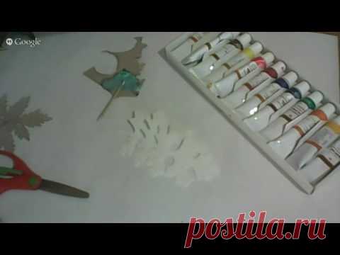 Мастер-класс "Как изготовить лист цинерарии из фоамирана"