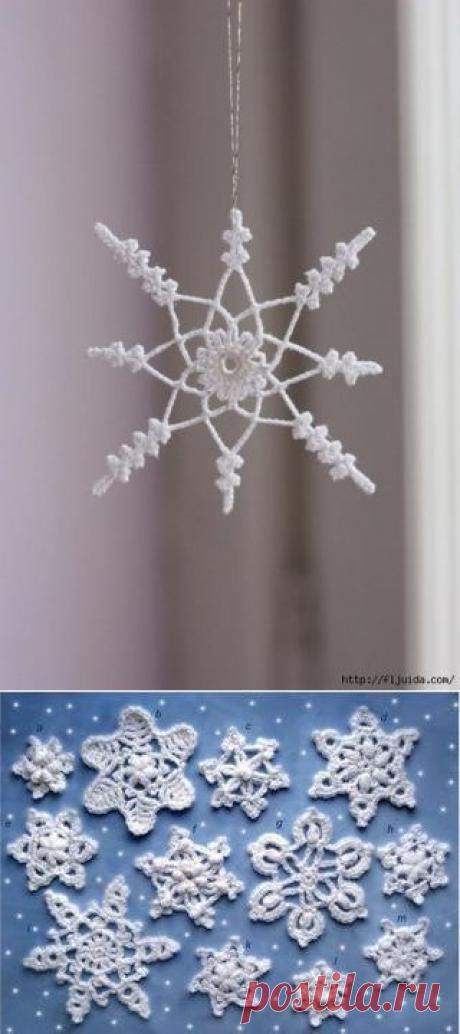 КРАСИВЫЕ СНЕЖИНКИ