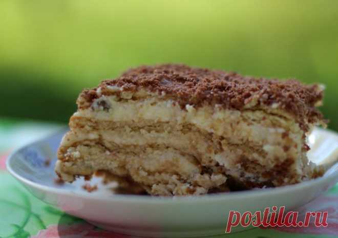 Gallery.ru / Торт из печенья и творога (без выпечки) - Ну всё сама... ! - LiLliYa