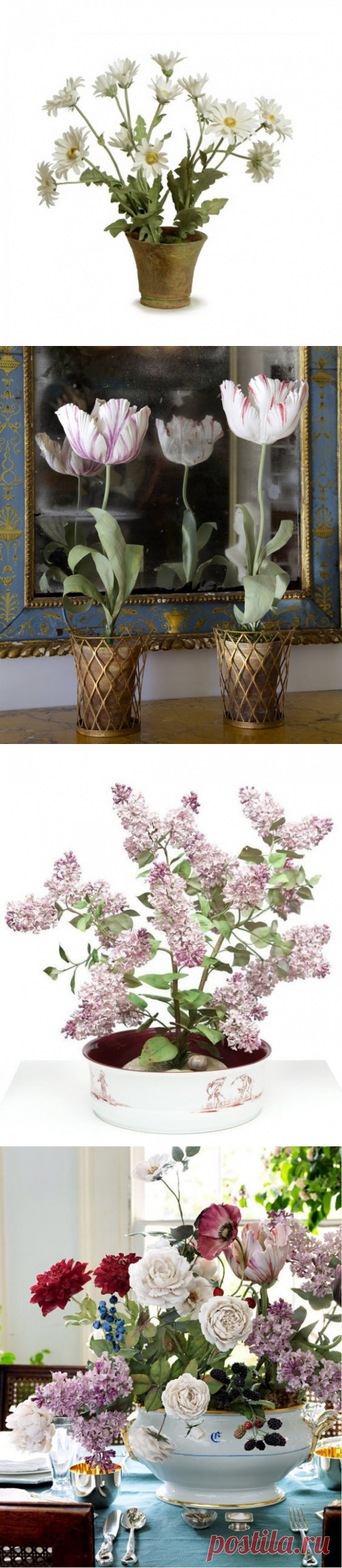 Фарфоровые цветы Владимира Каневского