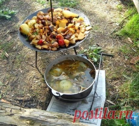 Костровая сковородка из дисковой бороны