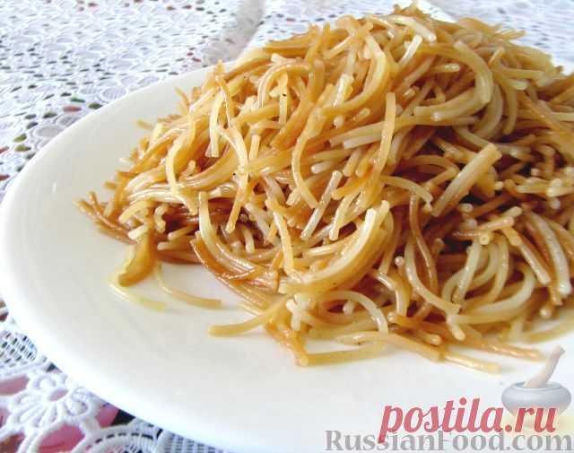 Рецепт: Жареная вермишель на RussianFood.com