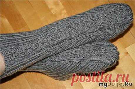 Носки спицами