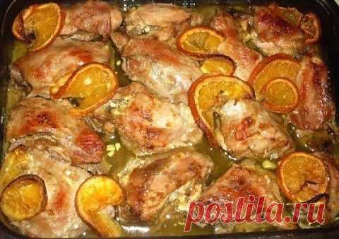 Сочная курочка в апельсинах | Банк кулинарных рецептов