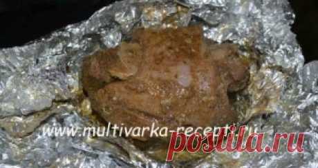 Мясо в фольге в духовке