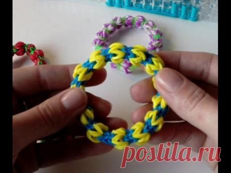 Браслет Помпон из резиночек rainbow loom. / Прочие виды рукоделия / Другие виды рукоделия