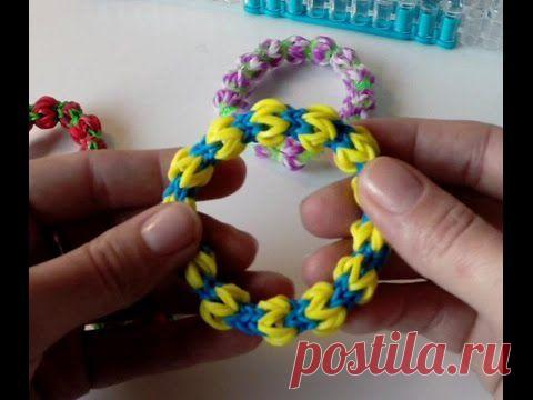 Браслет Помпон из резиночек rainbow loom. / Прочие виды рукоделия / Другие виды рукоделия