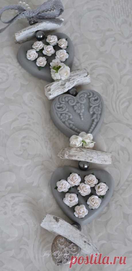 Zeepketting. Zeepharten, roosjes & hout in vele kleurtjes | Zeepslingers | Joy@home