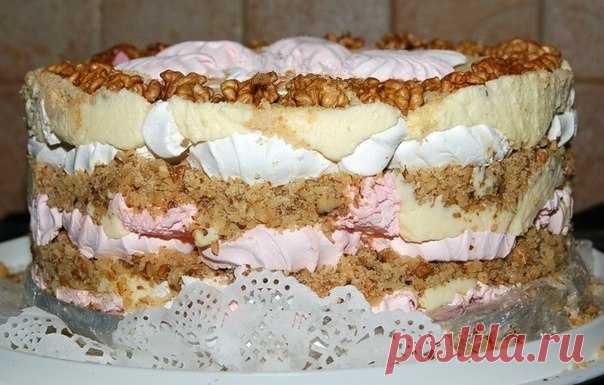Торт из зефира / Изысканные кулинарные рецепты