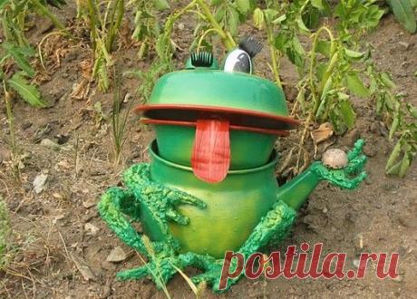 Садовые фигуры своими руками