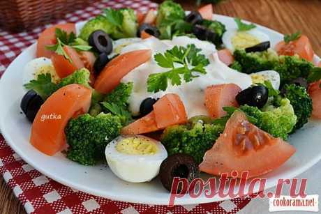 Салат яркий с брокколи / Салаты овощные / Кукорама - вкусные рецепты!